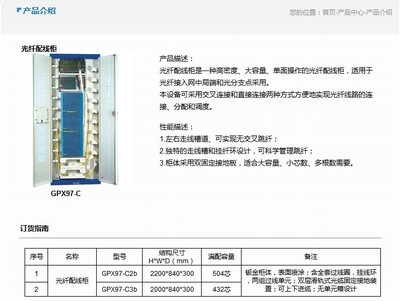 GPX98-C型光纖配線架 品牌與供應(yīng)商解析，以及今日市場行情
